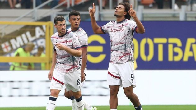 Bologna's Dutch forward Joshua Zirkzee