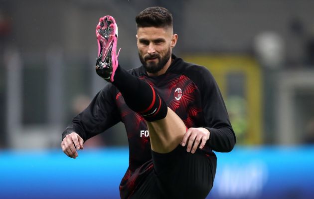 Olivier Giroud of AC Milan